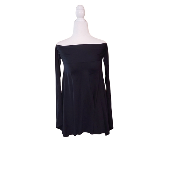 Tops - Blouse Long Sleeve XS Black Long Sleeve Off Shoulder top shirt